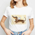 Cute Cartoon Animal Print Short Sleeve T-Shirt For Lovers - VEX CLUB HOUSE