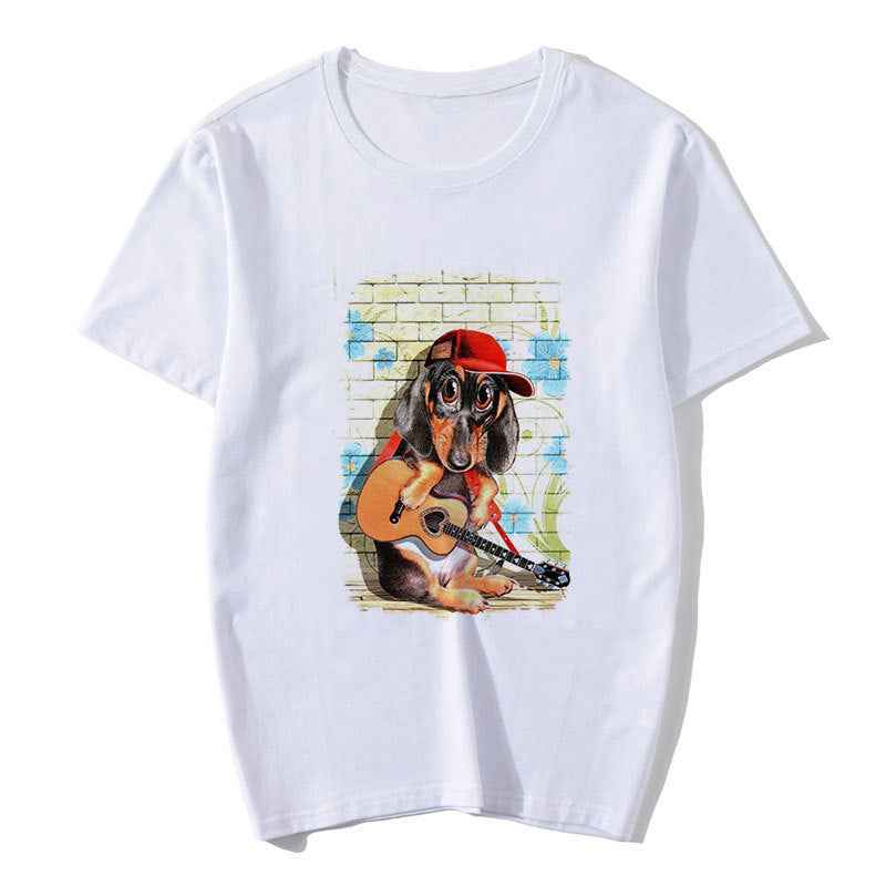 Cute Cartoon Animal Print Short Sleeve T-Shirt For Lovers - VEX CLUB HOUSE