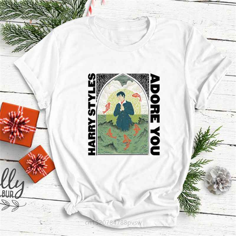 Hip Hop Harry Style Personality Letter Print Women T-shirt Short Sleeve - VEX CLUB HOUSE