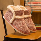 Lovers Woolen Warm Floor Thick Cotton Shoes - VEX CLUB HOUSE