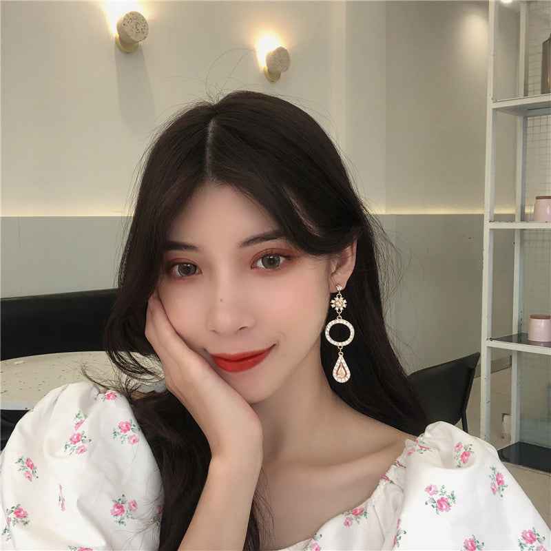 Asymmetrical Long Tassel Earrings Simple Earrings Women - VEX CLUB HOUSE