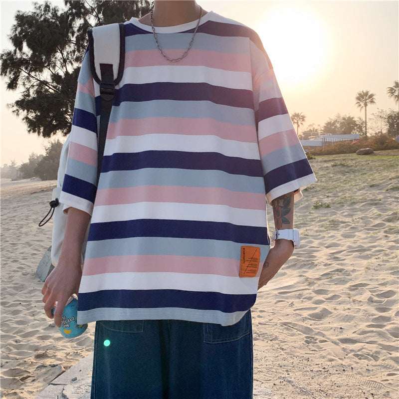 Couple Loose Half Sleeve t-Shirt - VEX CLUB HOUSE