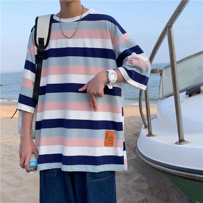 Couple Loose Half Sleeve t-Shirt - VEX CLUB HOUSE