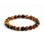 Jewelry Bracelets 8mm Dumb Black Frosted Stone Tiger's Eye Bracelet Men And Women Couple Bracelets V E X C L U B H O U S E