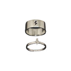 European and American Ins Hollow Airplane Ring Cross-border Men and Women Couple Ring Fashion Ring Bracelet Wedding Jewelry Gift - VEX CLUB HOUSE