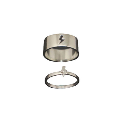 European and American Ins Hollow Airplane Ring Cross-border Men and Women Couple Ring Fashion Ring Bracelet Wedding Jewelry Gift - VEX CLUB HOUSE