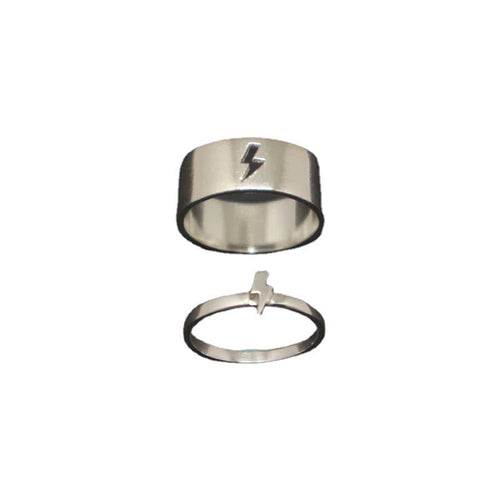 European and American Ins Hollow Airplane Ring Cross-border Men and Women Couple Ring Fashion Ring Bracelet Wedding Jewelry Gift - VEX CLUB HOUSE