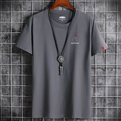 Short Sleeved T Shirt Men's Summer New Loose Short Sleeved - VEX CLUB HOUSE