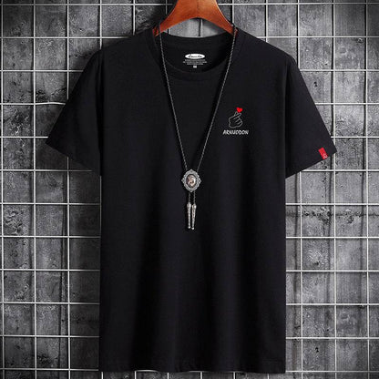 Short Sleeved T Shirt Men's Summer New Loose Short Sleeved - VEX CLUB HOUSE