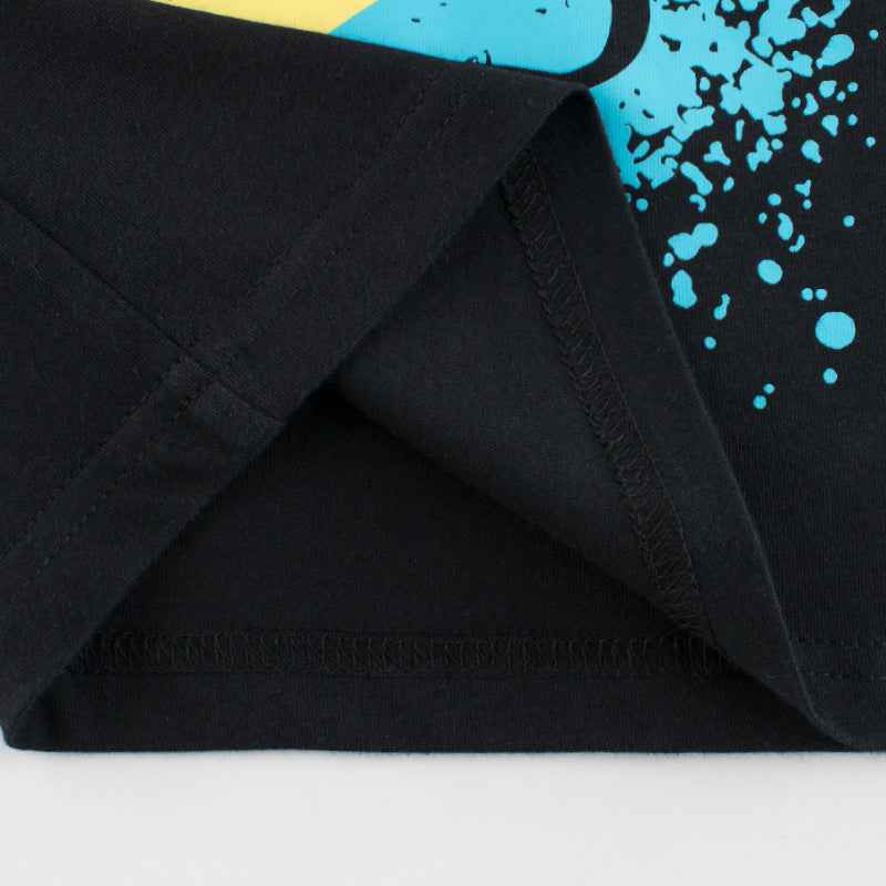 Cartoon Dinosaur Boy Short Sleeve T-Shirt - VEX CLUB HOUSE