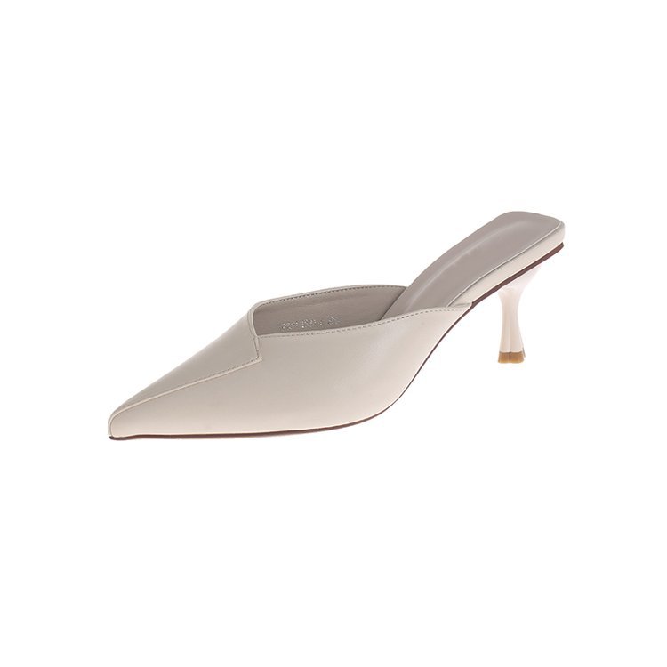 Women's Shoes Summer Pointed Toe Baotou Half Drag Women's Stiletto High Heel Set Foot Fashion Sandals And Slippers Women - VEX CLUB HOUSE