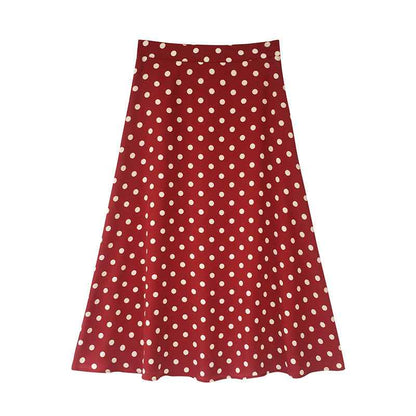 New Retro Style Polka Dot Chiffon Skirt - VEX CLUB HOUSE