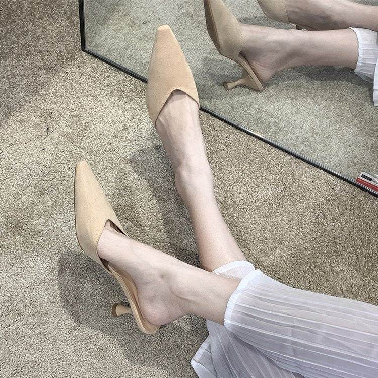 All-match Stiletto Pointed Sandals And Slippers To Wear Fashionable High Heels - VEX CLUB HOUSE