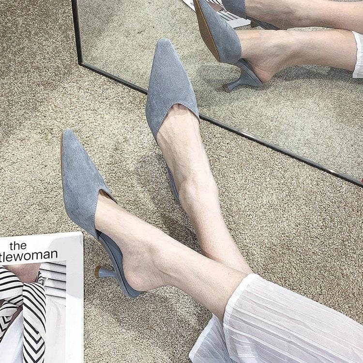 All-match Stiletto Pointed Sandals And Slippers To Wear Fashionable High Heels - VEX CLUB HOUSE