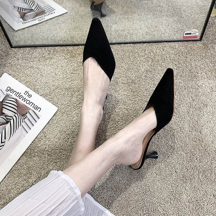 All-match Stiletto Pointed Sandals And Slippers To Wear Fashionable High Heels - VEX CLUB HOUSE