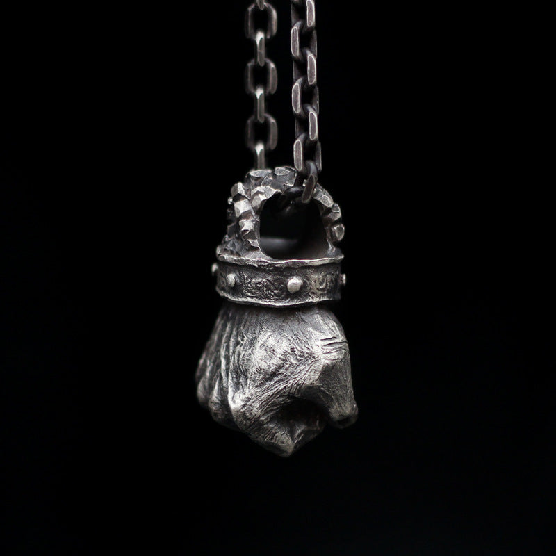 Personality Brave Fist Power Fist Necklace Destiny Wall Breaking Fist Fist Hammering Necklace Men And Women Jewelry - VEX CLUB HOUSE