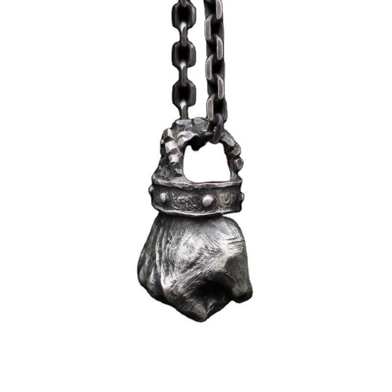 Personality Brave Fist Power Fist Necklace Destiny Wall Breaking Fist Fist Hammering Necklace Men And Women Jewelry - VEX CLUB HOUSE