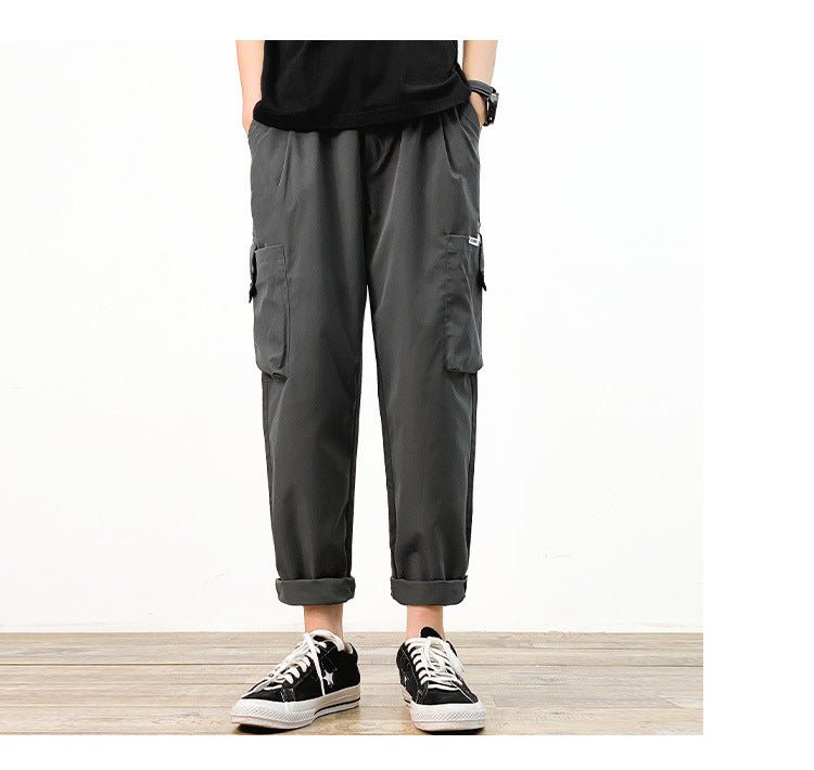 Men'S Loose Casual Thin Straight Leg Pants - VEX CLUB HOUSE