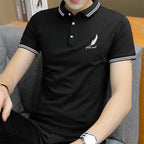 polo Shirt Business Casual Short-Sleeved Youth Fashion Half-Sleeved Shirt - VEX CLUB HOUSE