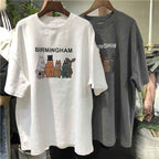 Ladies Fashion Simple Loose Casual Short Sleeve - VEX CLUB HOUSE