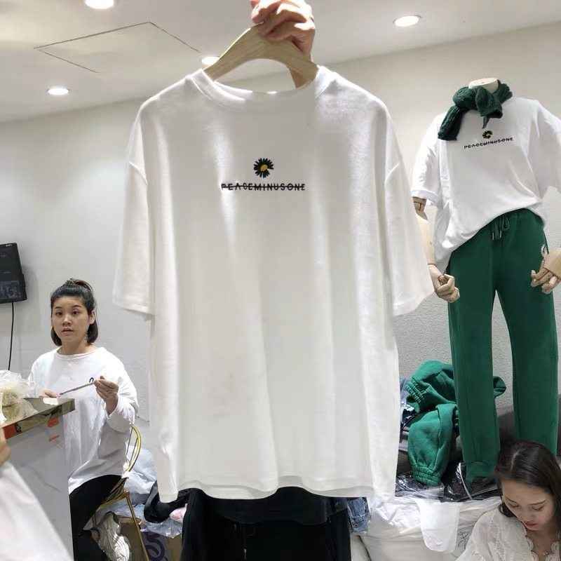Ladies Fashion Simple Loose Casual Short Sleeve - VEX CLUB HOUSE