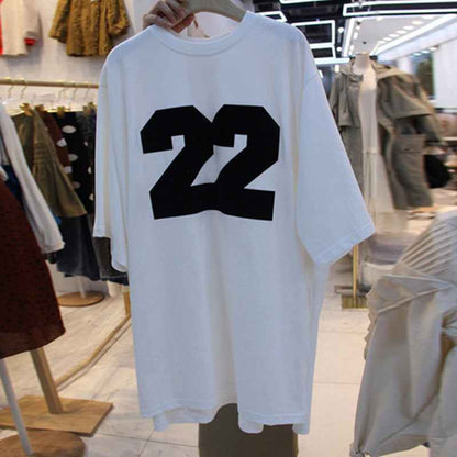 Ladies Fashion Simple Loose Casual Short Sleeve - VEX CLUB HOUSE