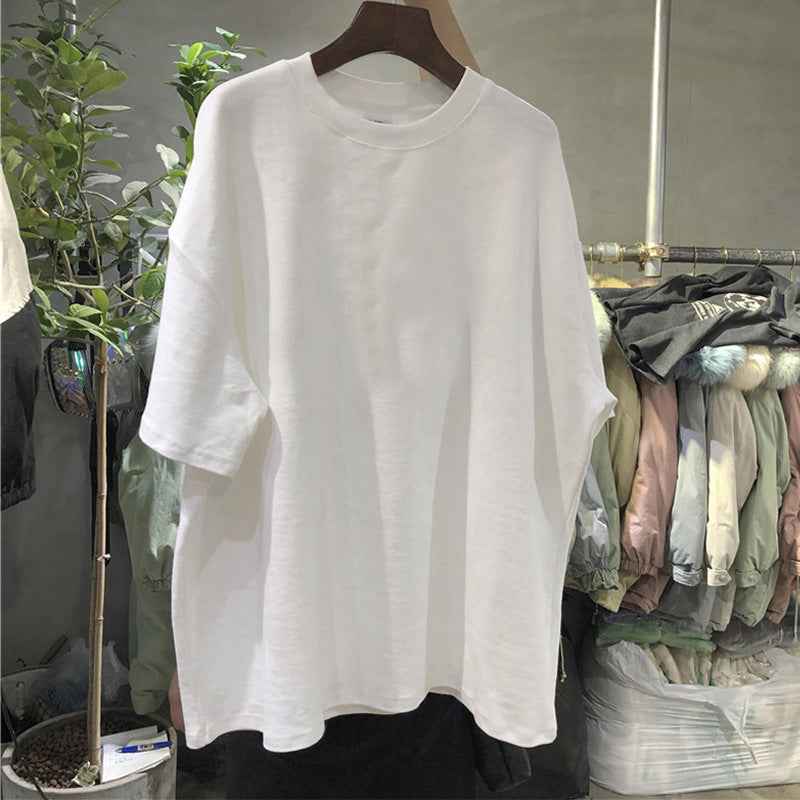 Ladies Fashion Simple Loose Casual Short Sleeve - VEX CLUB HOUSE