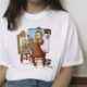 Van Gogh Oil Painting Mona Lisa Spoof Printed T-shirt Women Short Sleeve - VEX CLUB HOUSE