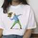 Van Gogh Oil Painting Mona Lisa Spoof Printed T-shirt Women Short Sleeve - VEX CLUB HOUSE