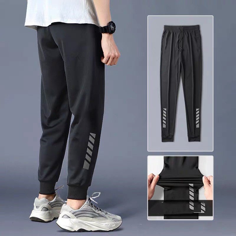 Solid Color Cropped Trousers, Loose-fitting Sports Trousers, Quick-drying Men's Pants - VEX CLUB HOUSE