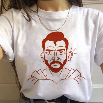 Van Gogh Aesthetic Oil Painting Women's Short Sleeve T-Shirt - VEX CLUB HOUSE