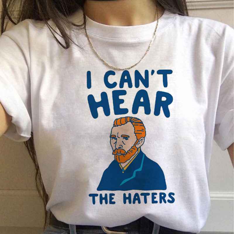 Van Gogh Aesthetic Oil Painting Women's Short Sleeve T-Shirt - VEX CLUB HOUSE