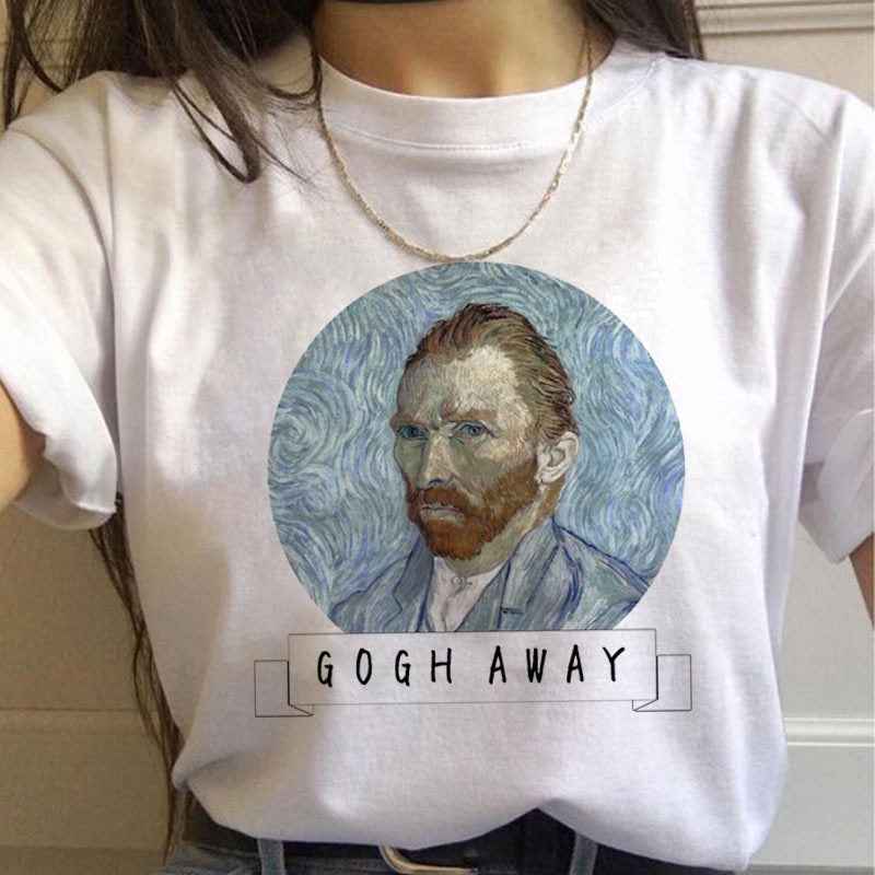 Van Gogh Aesthetic Oil Painting Women's Short Sleeve T-Shirt - VEX CLUB HOUSE