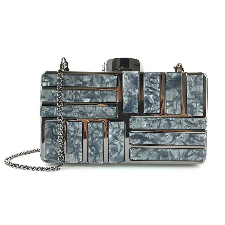 Gold Acrylic Clutch Bags For Women New Shoulder Bag Fashion - VEX CLUB HOUSE
