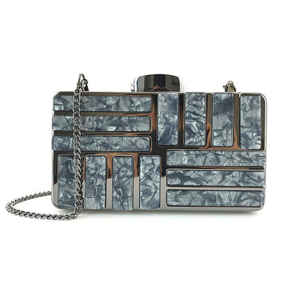 Gold Acrylic Clutch Bags For Women New Shoulder Bag Fashion - VEX CLUB HOUSE