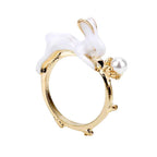 Japanese Pearl Painting Oil Rabbit Bracelet Women Bracelet Bracelet