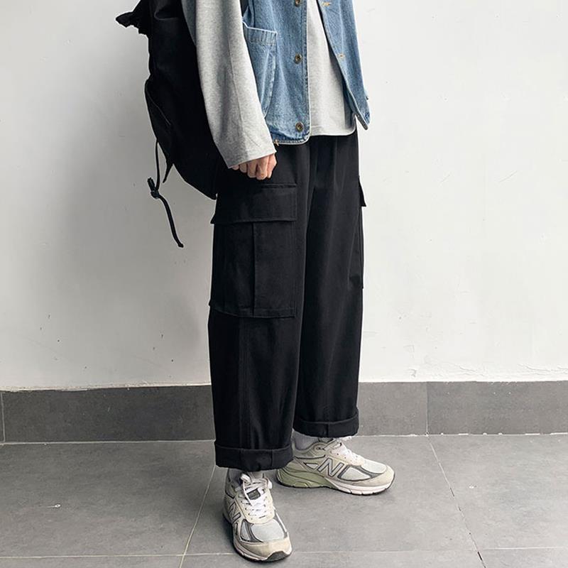 Loose Straight Casual Wide-leg Boys Overalls - VEX CLUB HOUSE
