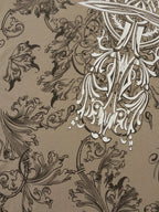 Vintage Chic Gothic Cross Print Long sleeve V E X C L U B H O U S E