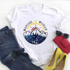 Literature And Art High Mountain Personality Printing Short-sleeved Men And Women - VEX CLUB HOUSE