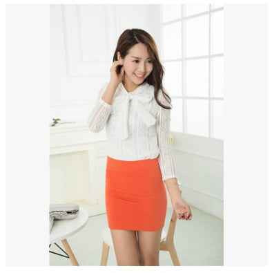 Fashion Women Ladies Sexy Summer Packs Hip Pencil Skirt High Waist Pleated Elastic Slim Mini Skirts for Office Party - VEX CLUB HOUSE