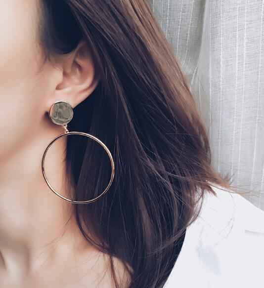 Simple Style Temperament Earrings Japanese And Korean Large Circle Earrings Earrings Earrings Earrings Women - VEX CLUB HOUSE