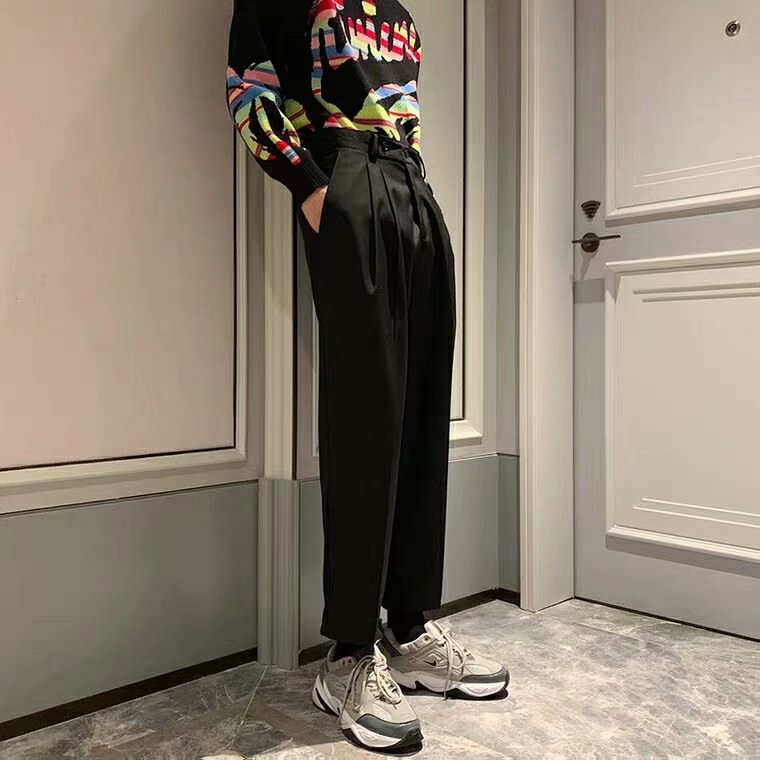 Pendant Straight Tube Vintage Trend Loose Men's Casual Trousers - VEX CLUB HOUSE
