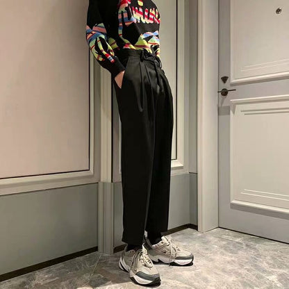 Pendant Straight Tube Vintage Trend Loose Men's Casual Trousers - VEX CLUB HOUSE