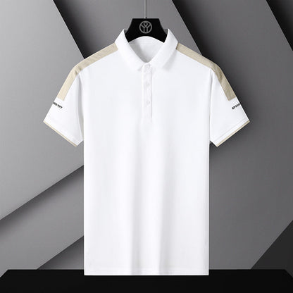 Short Sleeve Lapel T-shirt Round Neck Loose T-shirt Trendy - VEX CLUB HOUSE
