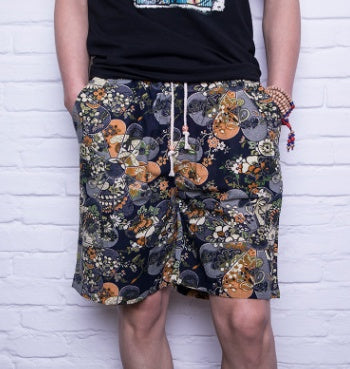 Men Linen Beach Shorts - VEX CLUB HOUSE