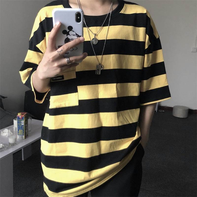 Striped short sleeve t-shirt - VEX CLUB HOUSE
