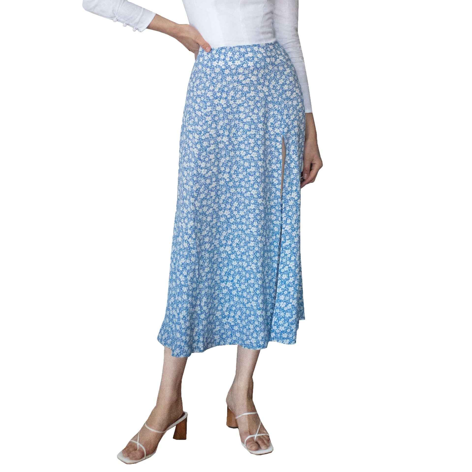 European And American Leopard Print Long Skirt High Waist Slit Hip Skirt - VEX CLUB HOUSE