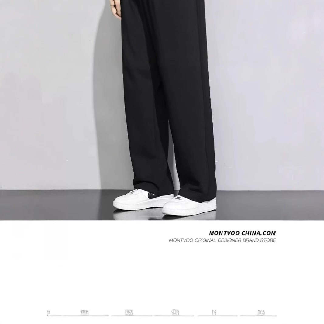 New Loose Straight Gray Sweatpants Spring And Autumn - VEX CLUB HOUSE
