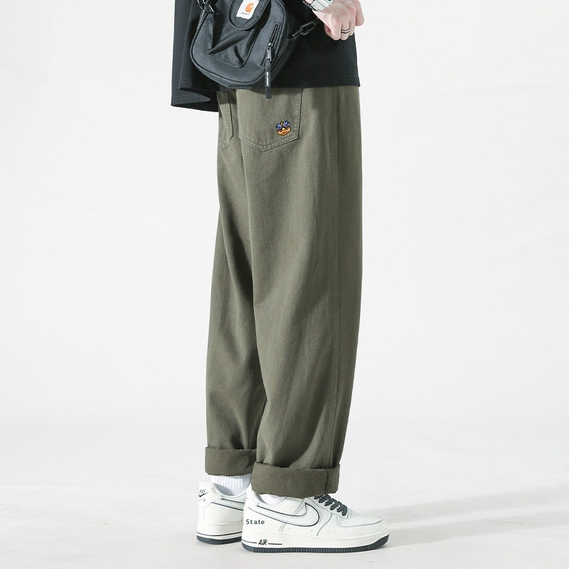 Men's Loose Cargo Pants Straight Casual Trousers - VEX CLUB HOUSE