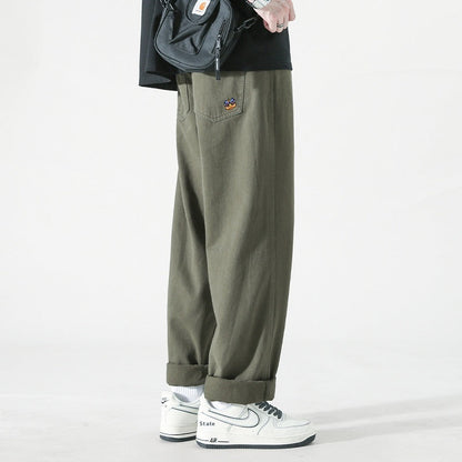 Men's Loose Cargo Pants Straight Casual Trousers - VEX CLUB HOUSE